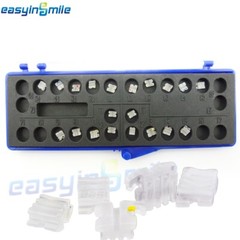 20Pc/pk Dental Orthodontic Ceramic Brackets Braces ROTH/MBT Slot.022 Hooks 3-4-5
