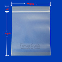 Clear Plastic Reclosable Zip Seal Bag 2 Mil & 4 Mil Lock Bags Jewelry Zip Baggie