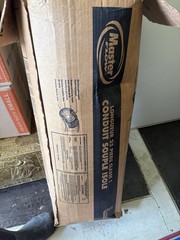 Master Flow Insulated Flexible Round Duct 6 in x 25 ft Silver Foil/Fiberglass