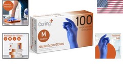 Disposable Nitrile Gloves – 100 Count, Chemical-Resistant, Ideal for First Aid