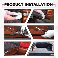 4PCS Tailgate Bushing Kit, Tail Gate Hinge Insert Kit, Tailgate Hinge Pivot Bush