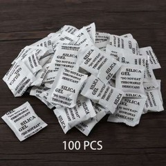60/100pcs Silica Gel Packets 5g Grams Desiccant Pack Moisture Absorber Reusable
