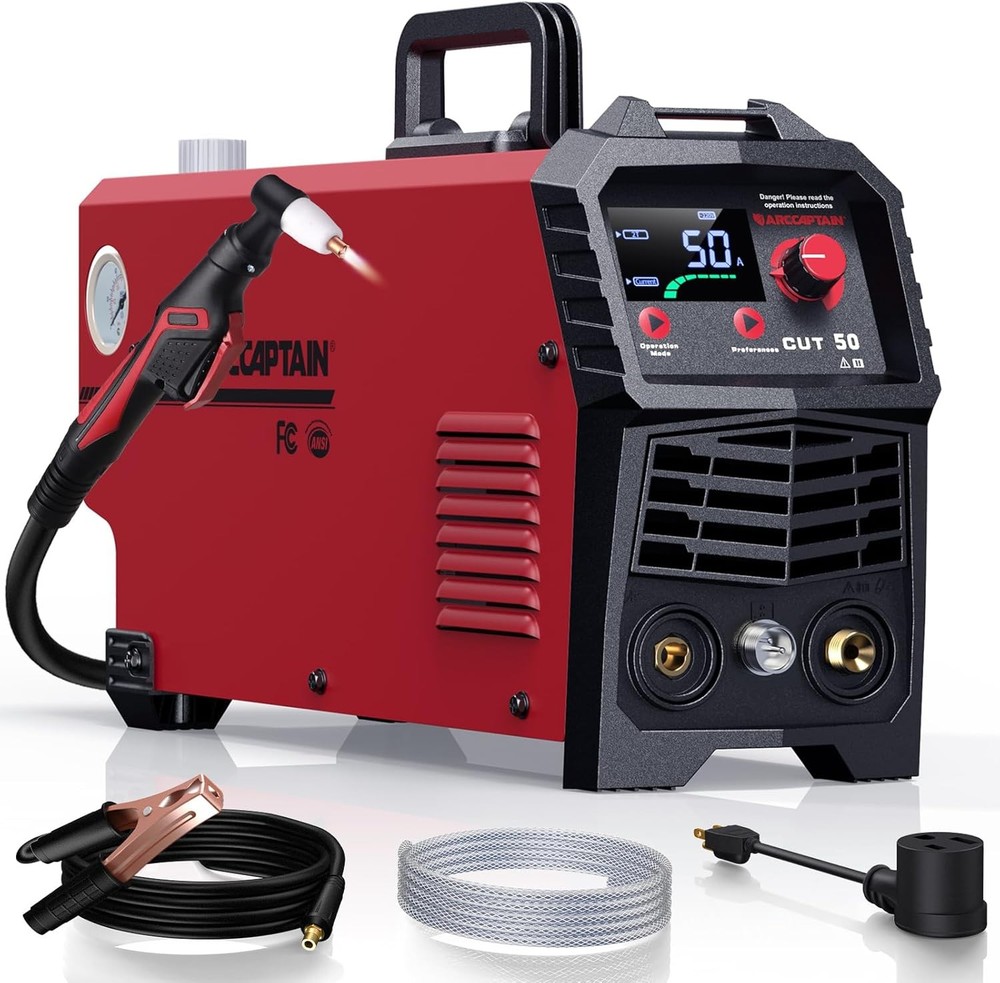 Arccaptain CUT50 CUT55 LED CUT55 Pro Plasma Cutter 110V/220V Dual Voltage