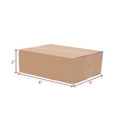100 Pcs Box 6″x4″x2″ Cardboard Packing Mailer Shipping Boxes Corrugated Carton
