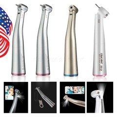 Dental 1:1 1:5 1:4.2 LED Contra Angle Increasing Handpiece Red Ring NSK Style CE