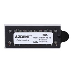 AZDENT Dental Orthodontic Bracket metal Braces Mini Roth .018 3-4-5 Hooks 20Pcs