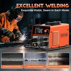 MIG Welder 135A 3IN1 MIG/ARC/Lift TIG Welding Machine 110V for Beginner, Gasless