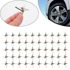 Tire Puncture Spikes Heavy Portable Duty Carbon Steel Triangle Road Spikes 50PCS