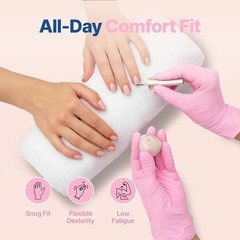 Nitrile Exam Gloves, 4-mil Medical Gloves Disposable Latex Free, Powder Free,…