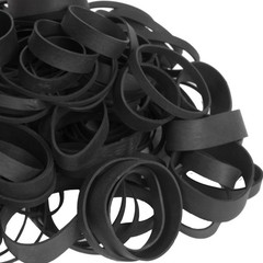 Rubber Bands Assorted Sizes Black Elastic Bands Tactical rubber band for Offi…