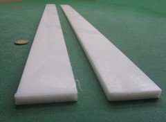 Hdpe White Bar 3/8″ (.375″) Thick x 2.00″ Wide x 36″ Long, 2 Units, 6 Ft Total
