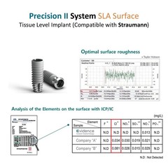 Evidence Implant Tissue Level Fixture Neck Dia 4.8/6.5 Octa FDA/CE Korea Made