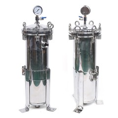 In/Outlet Bag Filter Housing Stainless Steel DN25 NPT 1.0mpa Bag Filtration