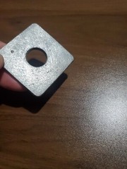 50 Hubbell Chance 6813 Galvanized Steel Flat Square Washers 2 1/4″ 5/8 Hole