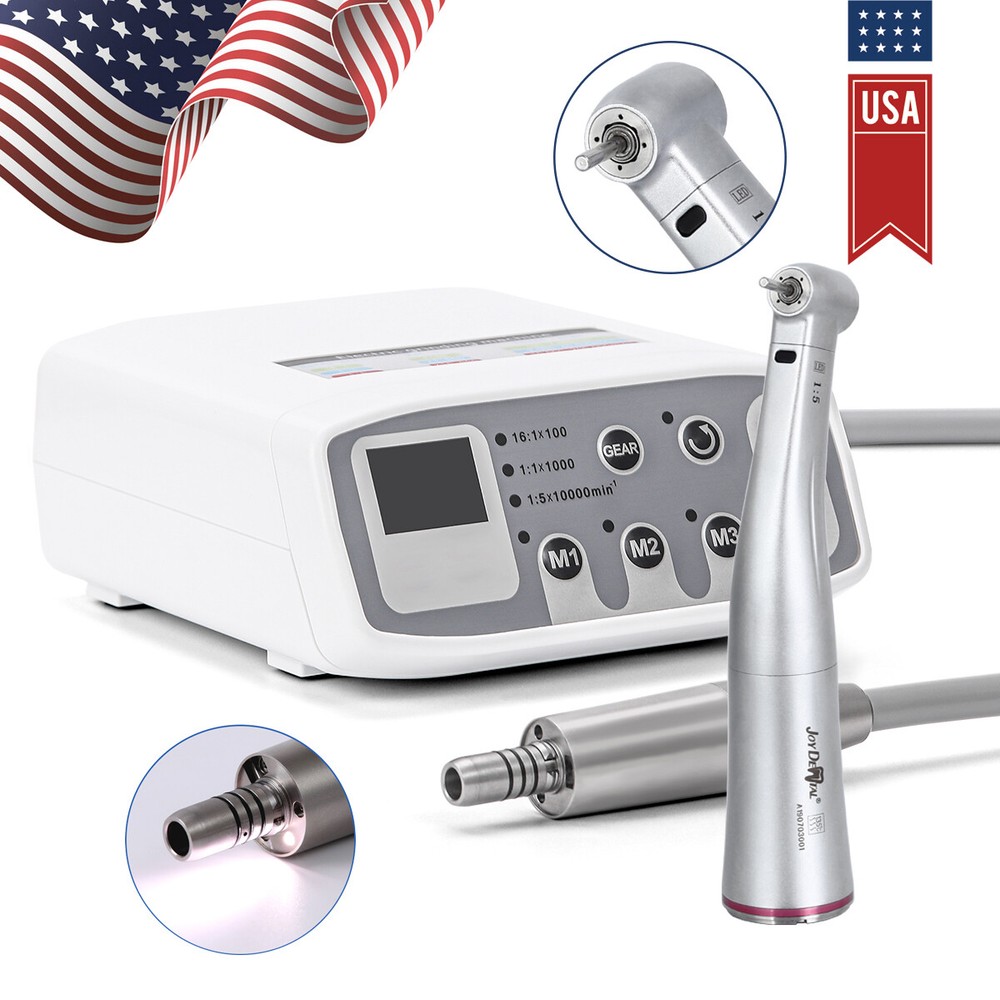 AZDENT Dental LED Electric Brushless Micro Motor / 1:5 LED Handpiece