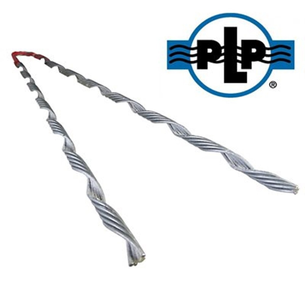 PLP Galvanized Steel Preformed Tree Grip / Dead End, 3/16″ (RED), Made in USA