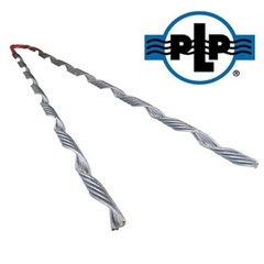 PLP Galvanized Steel Preformed Tree Grip / Dead End, 3/16″ (RED), Made in USA