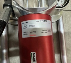 INTERCABLE FPI70S Foot Operated Hydraulic Pump, 700bar W. Pressure Gauge,3M Hose