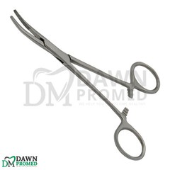 5 Pcs Kelly Hemostat Forceps Curved 5.5″ Locking Clamp Surgical Dental German Gr
