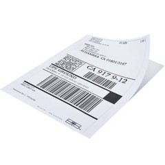 100 Full Sheet Shipping Labels 8.5×11 Self Adhesive Blank Paper for Laser Inkjet