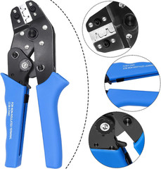 Taiss JST Crimping Tool with 580PCS JST PH Connector Kit 2.0Mm 2/3/4/5/6Pin Hous