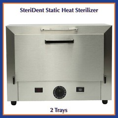 NEW STAINLESS STEEL Steri-Dent Model 200 FDA Dry Heat Sterilizer 8375 /201000-SD