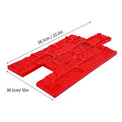 NEW 22″x12″ Concrete Stamps Mats Set Concrete Texturing Skin For Wall & Floor US