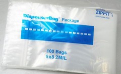 5×8 Reclosable Bags 2 Mil Clear Reloc Zippit Resealable Poly Bags 5 x 8″ 100 Pcs