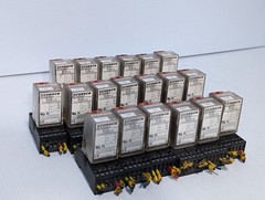 Schrack MT3330C4 relay, 24VDC with Schrack MT78740 relay base as shown
