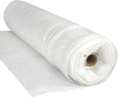 – Dura Skrim String Reinforced White Plastic Sheeting – 6 Mil – (10′ X 25′) – Re