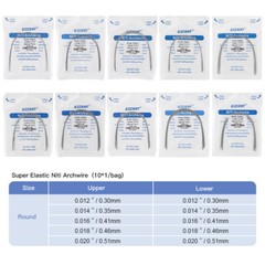 AZDENT Dental Orthodontic Niti Arch Wire Super Elastic Natural Nature Form Round