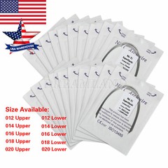 1-50 packs Dental Orthodontic Super Elastic Niti Arch Wire Round Ovoid Form OCA