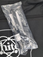 53″ White’s Metal Detector Carry Bag, Black Canvas, W/ Starlite Headphones, Hat