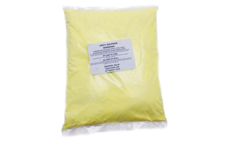 Sulfur Powder 10lb Bag – Commercial Grade
