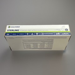 HALYARD STERLING 45271 Nitrile Powder-Free LARGE Exam Gloves Box of 100 Gloves