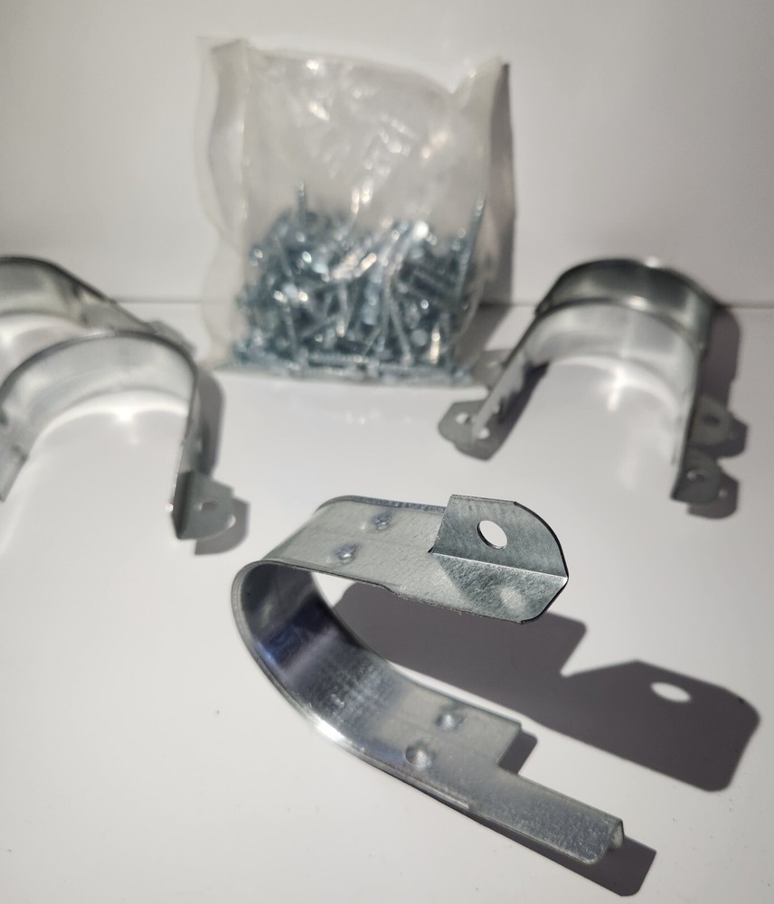 2″ CPVC TWO-HOLE 90° SIDE MOUNT STRAP SKU:077 ( ONLY SALE BOX OF 100 PCS )
