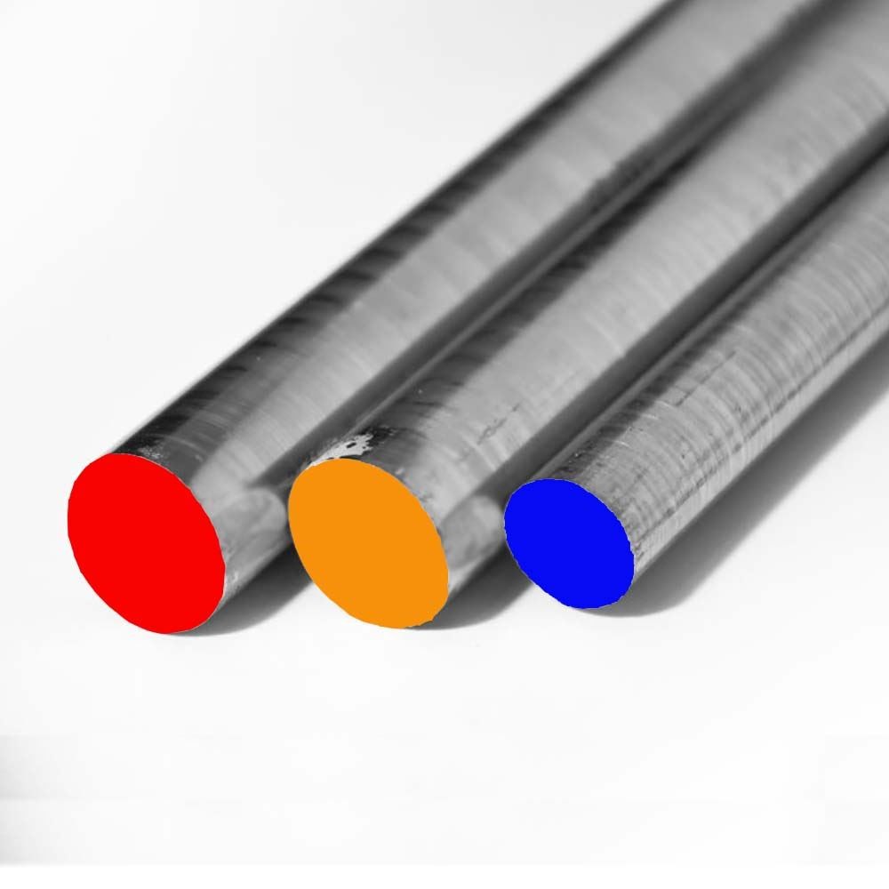 0.500 (1/2 inch) x 36 inches (3 Pack), D2 Tool Steel Round Rod, DCF, Oversized