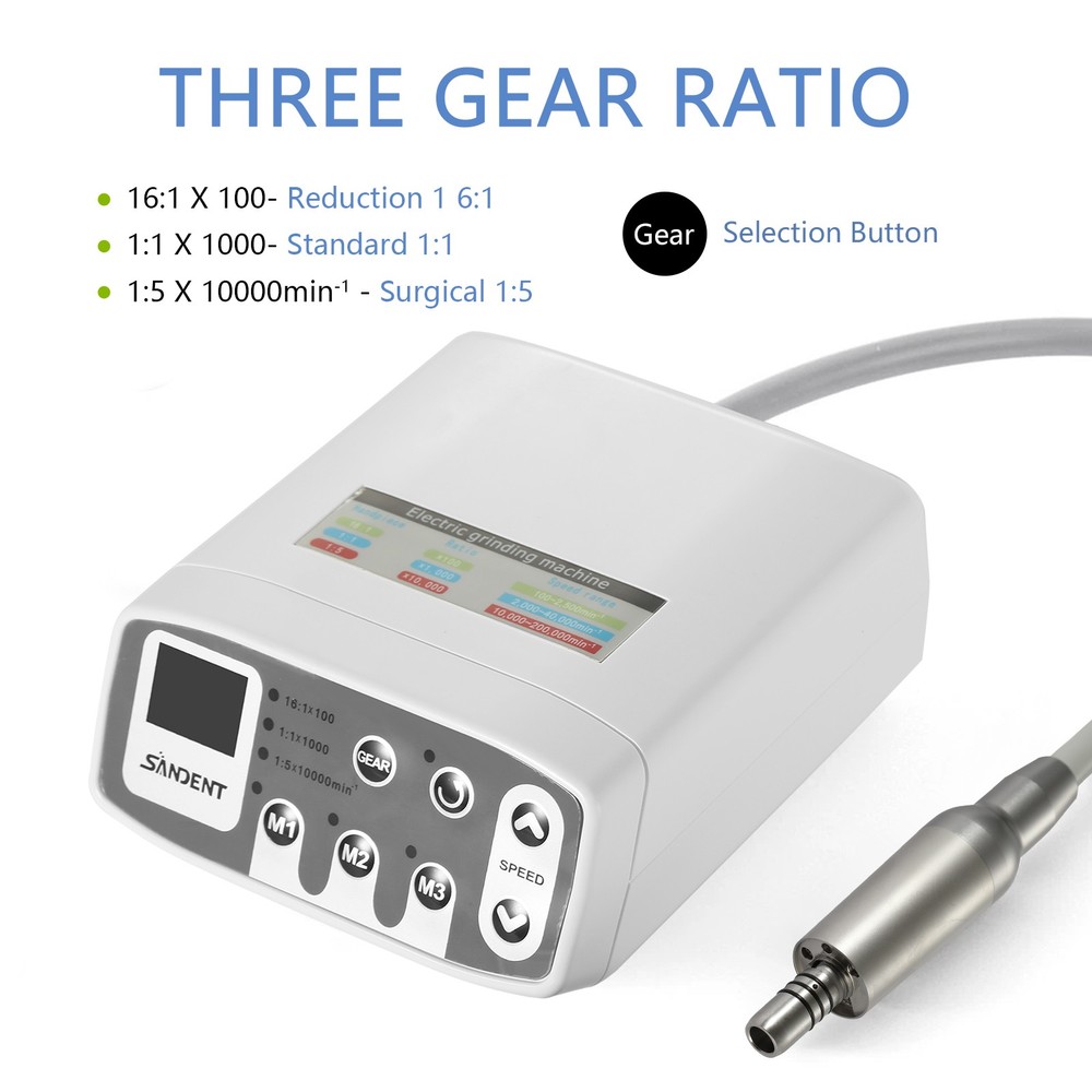 DT Dental Electric LED Brushless Micro Motor/1:5 1:4.2 Increasing Handpiece