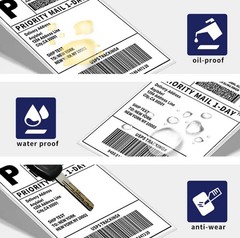 3000 4×6 Fanfold Direct Thermal Shipping Labels Perforated Label / UPS CERTIFIED
