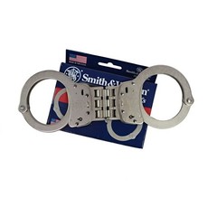 Smith & Wesson 350096 Model 300 Hinge-Linked Handcuffs & Keys M300 Cuffs, Nickel