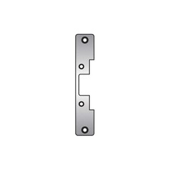 HES Strike Faceplate,ANSI 630,6-7/8in. 45DJ40