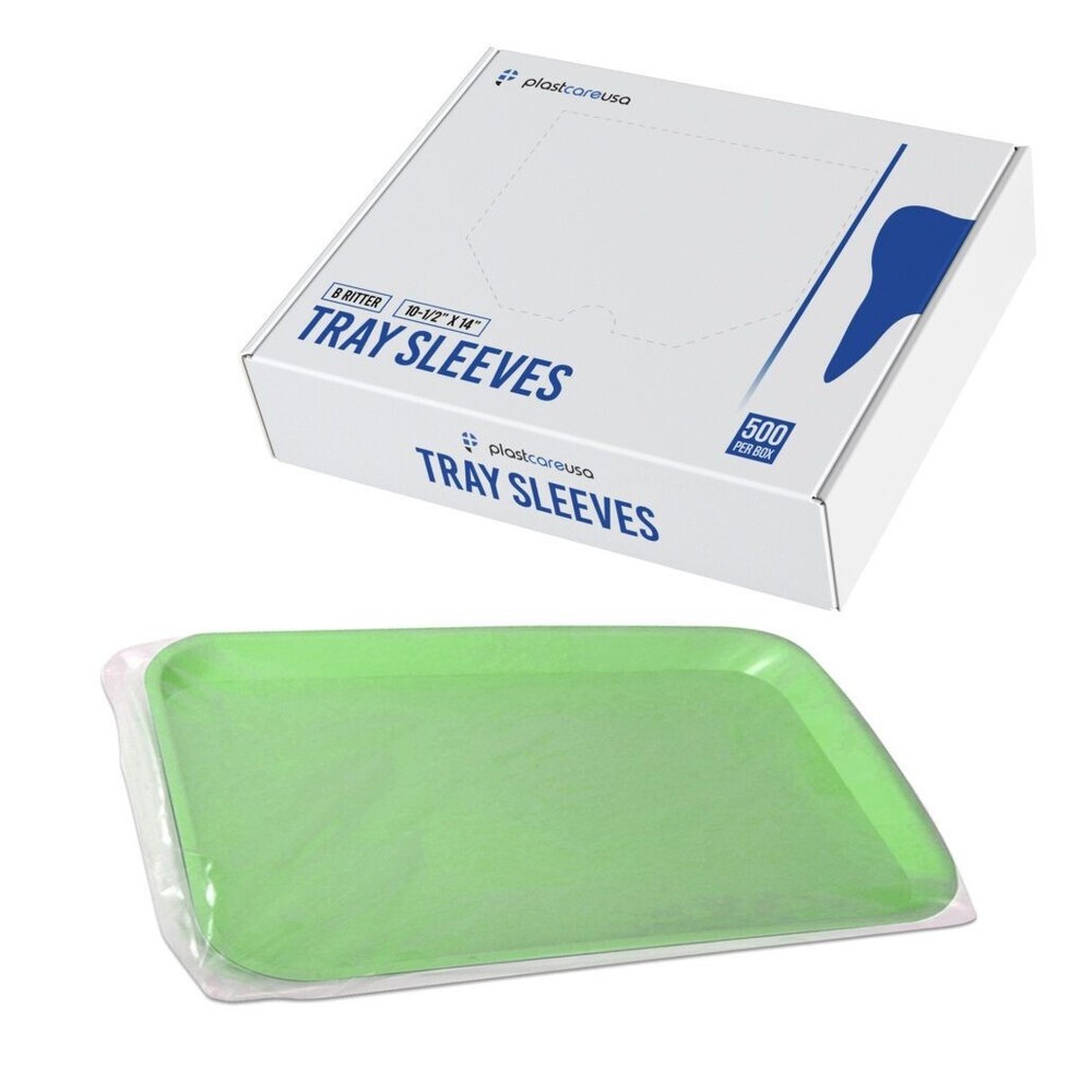 Dental Tray Sleeves 10.5″ x 14″ – B Ritter Style | 500 to 3000 PCS | Disposable