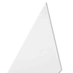1/16 Inch Thick UHMW Plastic Sheet 24″ Length x 12 in Width Off-White Opaque NEW