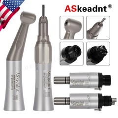 NSK Style Dental Low Speed Handpiece Contra Angle Straight Air Motor 2/4Holes