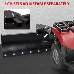GARVEE ATV/UTV 42″ Trail Box Scraper – 0°/7.5°/15° Angle, Durable Rust-Resistant