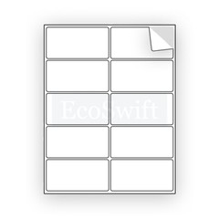 10-100,000 4 x 2 Premium Laser/Ink Address Shipping Adhesive Labels 10 per sheet