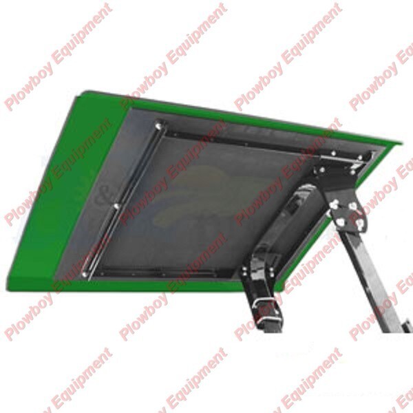 Green Metal Canopy for John Deere Tractor ROPS W/ Brackets Size 46.5″ x 58″ READ