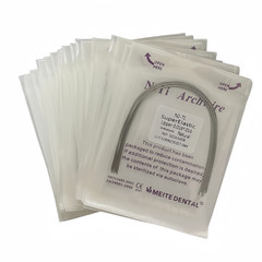 Dental Orthodontic Arch Wire Super Elastic Niti Round Rectangular Natural Form