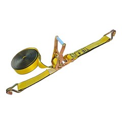 USA Heavy Duty 2″ x 40′ 50′ 60′ Ratchet Strap J Hook Flatbed Truck Farm Tie Down