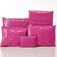 Coloured Mailing Bags Strong Polythene Postage Parcel Postal Seal Mixed All Size